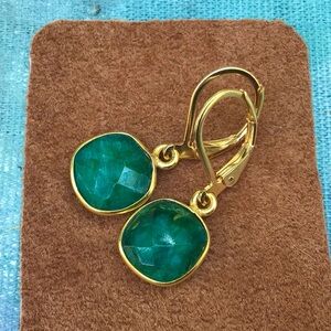 New Emerald Sundance Charm Earrings